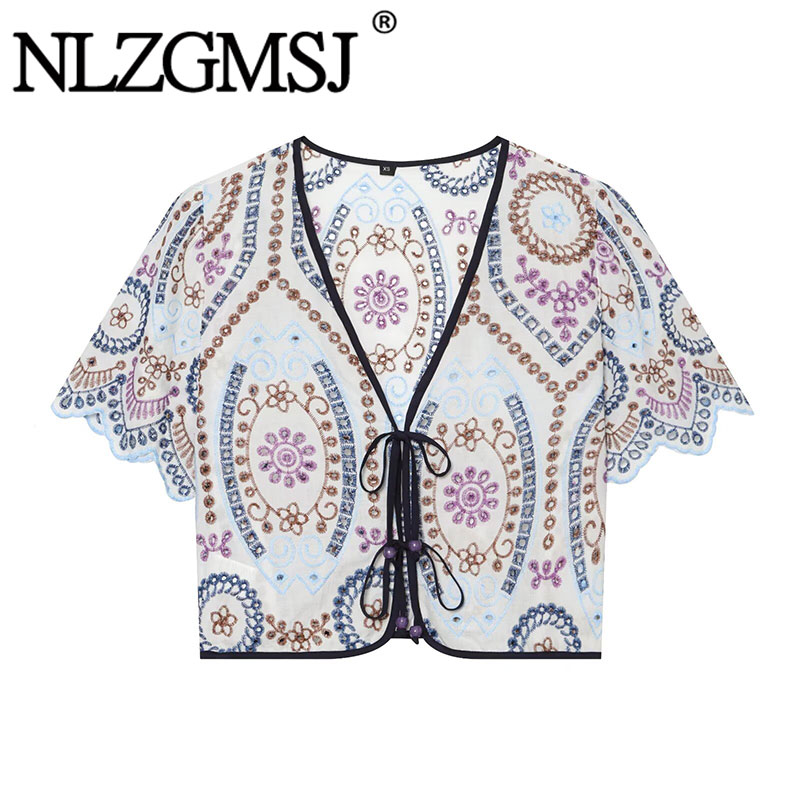 Sewing V - Nlzgmsj 2026 Летняя женская блузка с