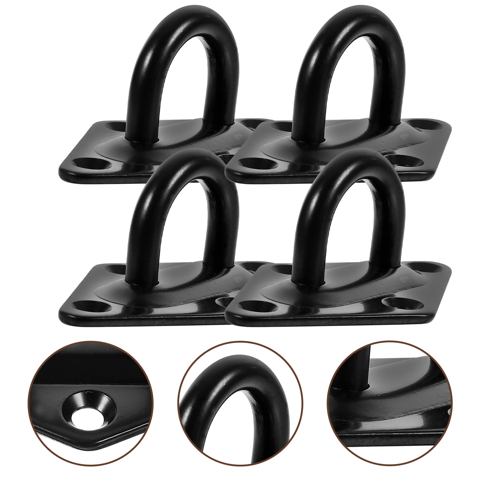 Hook Eye Fastener - Крепеж из нержавеющей стали: 4 шт.