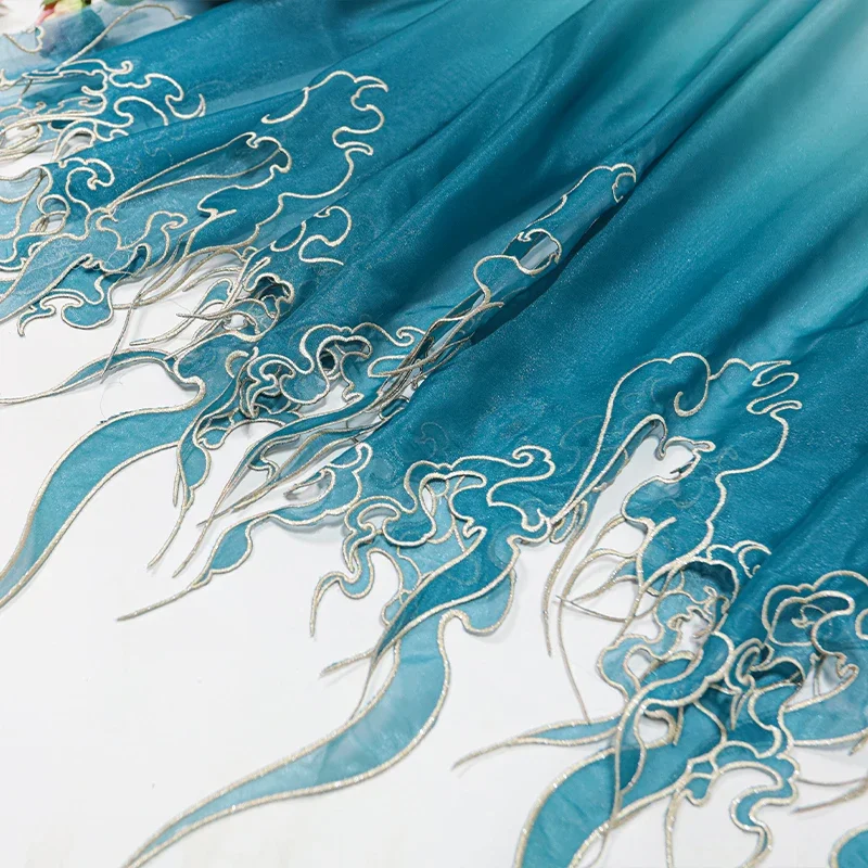 Sewing Cloth - Ткань с вышивкой в китайском стиле,