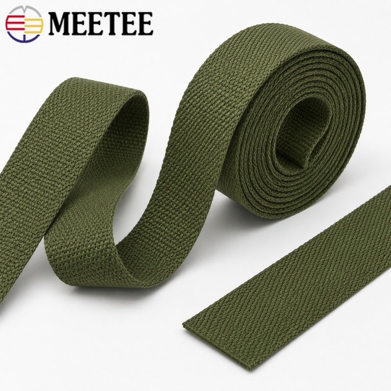 Binding Tape Bias - 10 метров хлопковой холщовой ленты армейского
