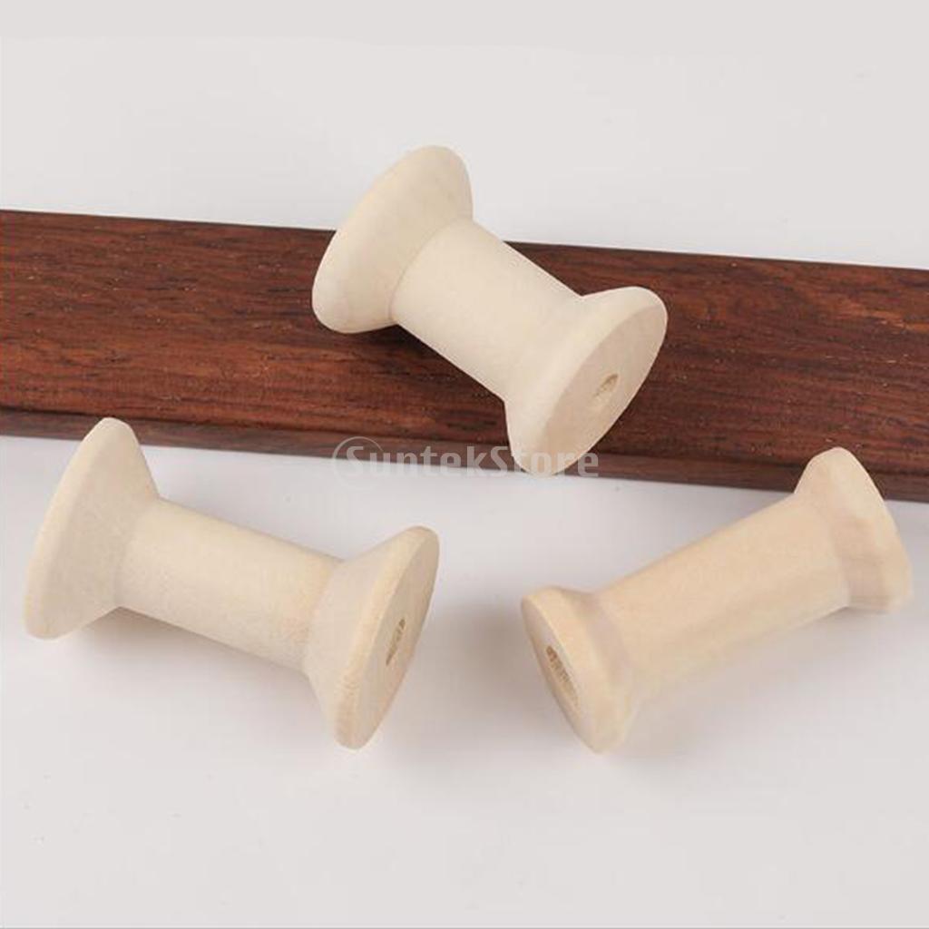 20 шт. деревянных катушек для  – обзор и цена Thread Bobbins Empty