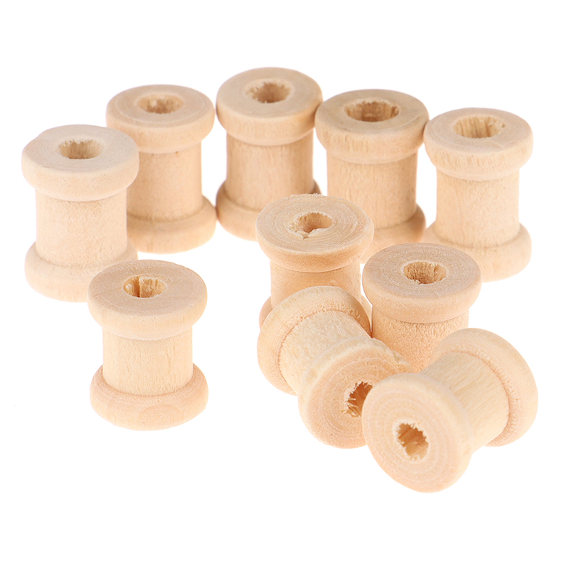 100 шт. деревянных пустых кату – обзор и цена Thread Bobbins Empty