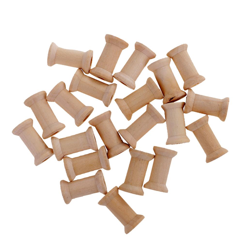 Набор деревянных пустых шпулек – обзор и цена Thread Bobbins Empty