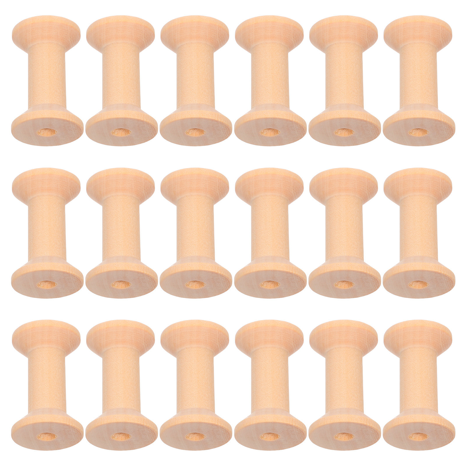 50 шт. натуральных деревянных  – обзор и цена Thread Bobbins Empty