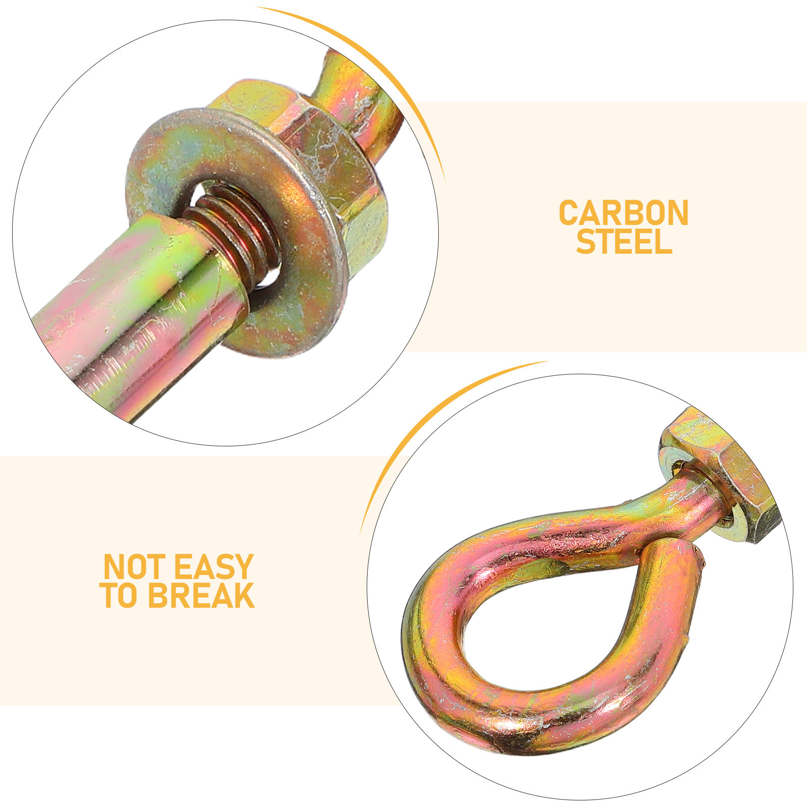 8 шт. прочных анкерных болтов  – обзор и цена Hook Eye Fastener